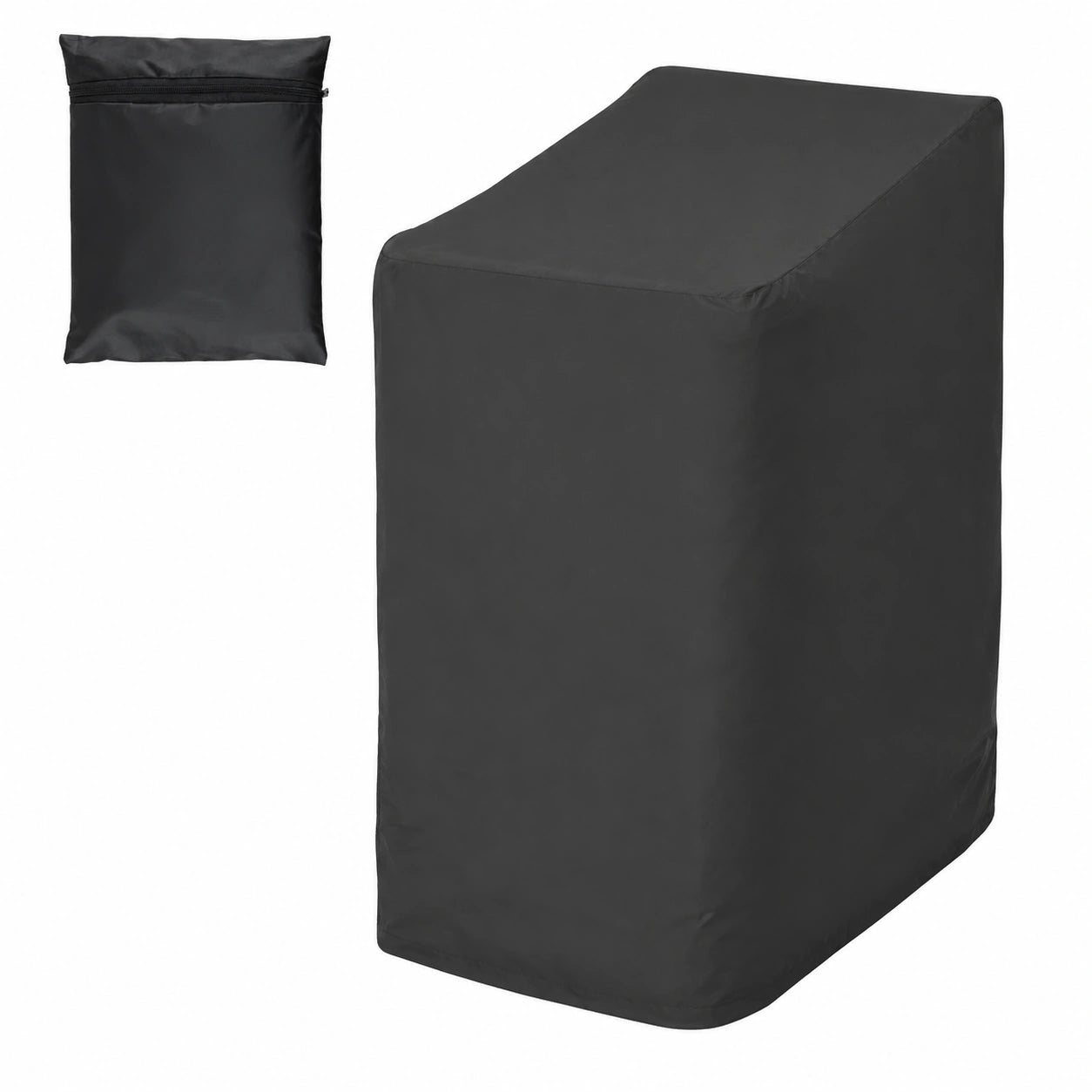 Wasserdichte Hüllen für Gartenstühle, Set 2, UV-beständig und winterfest, geeignet für bis zu 6 stapelbare Stühle