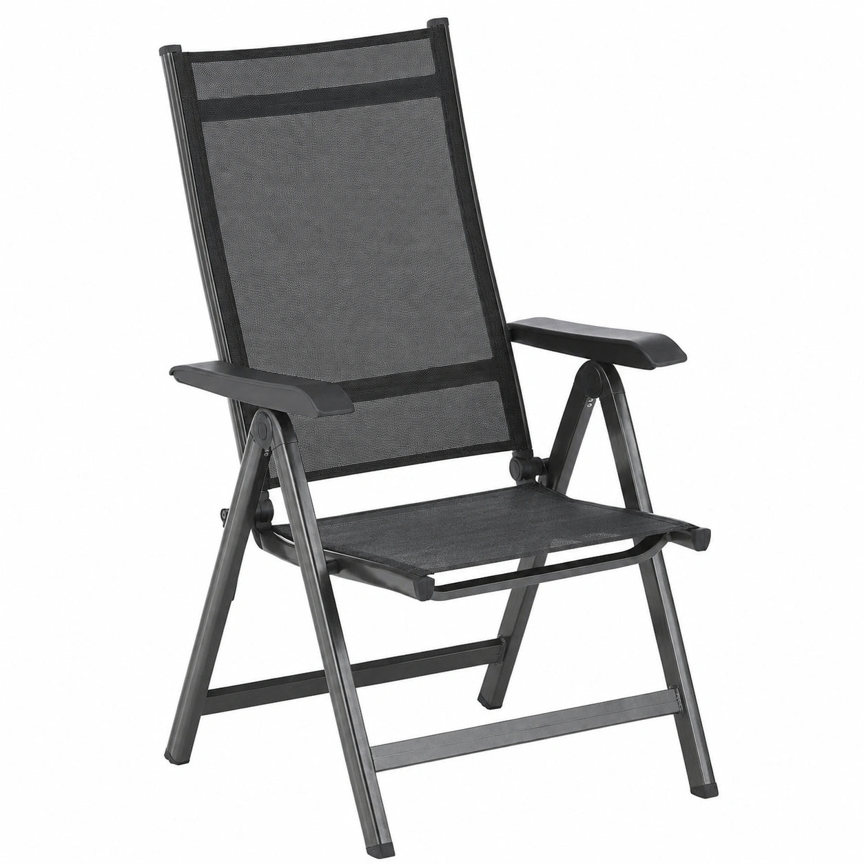 Hochwertiger KETTLER Garten-Relaxsessel aus Aluminium, wetterfest, verstellbar, anthrazit