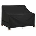 Wasserdichte 3-Sitzer Gartenbank Abdeckung, UV-Resistente Schutzhülle aus 600D Oxford-Gewebe, Winddicht und Reißfest (190x70x65/94cm)