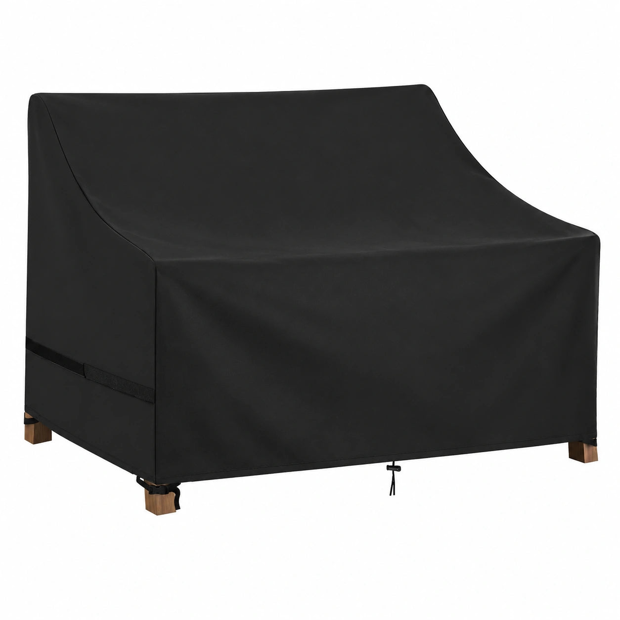 Wasserdichte 3-Sitzer Gartenbank Abdeckung, UV-Resistente Schutzhülle aus 600D Oxford-Gewebe, Winddicht und Reißfest (190x70x65/94cm)