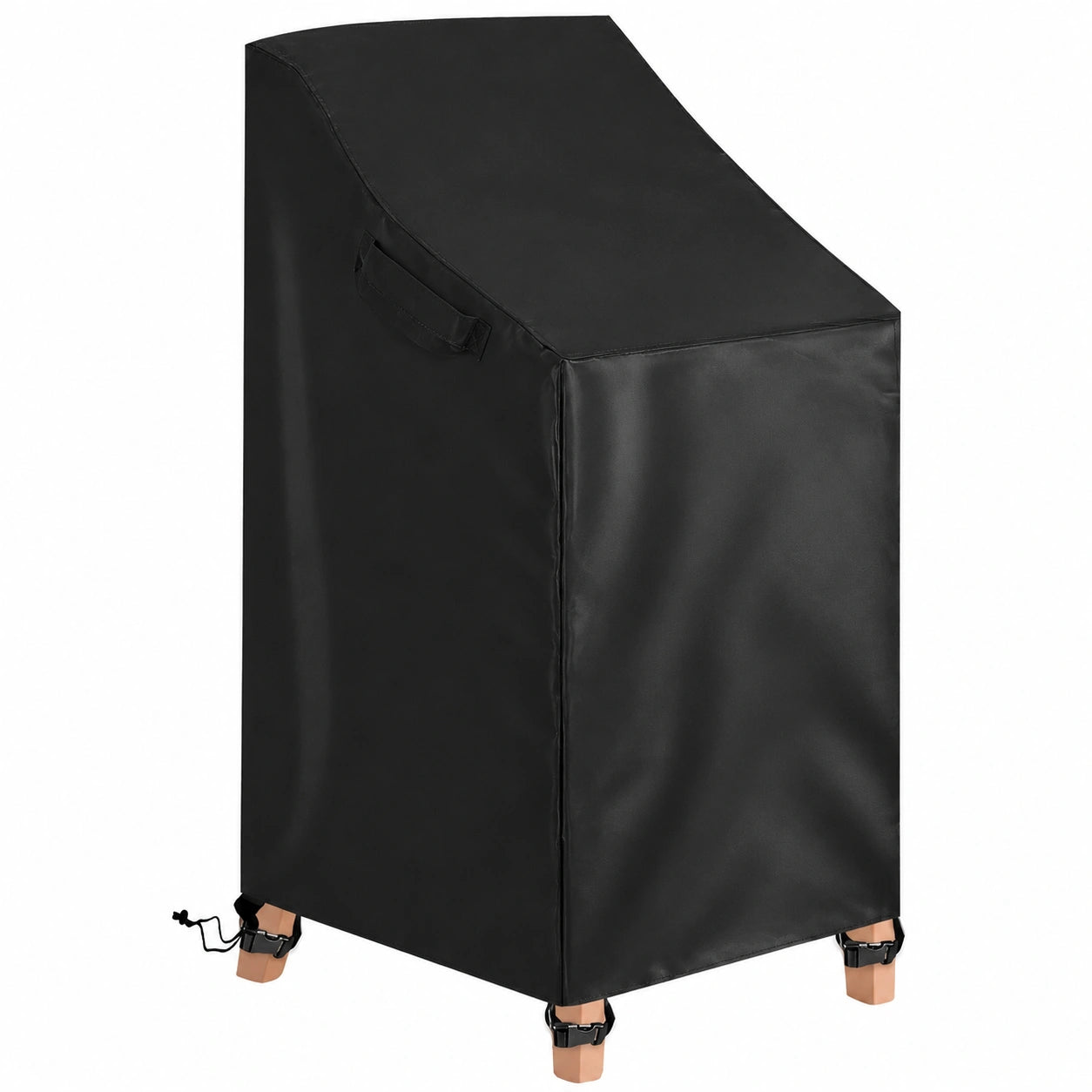 Wetterfeste Abdeckhaube für Gartenstühle, 2er Set, UV- und Wasserbeständig, 72x92x70/120 cm