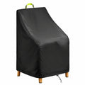 Robuste Schutzhülle für Gartenstühle, wasserdicht & UV-beständig, 420D Oxford, mit Zugband, 70x70x80/120cm, 2 Stück