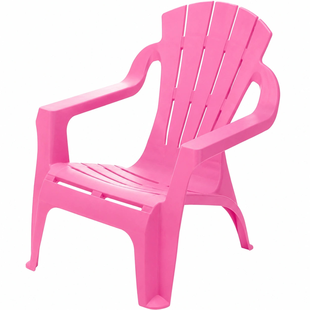 Kinder Kunststoff Loungesessel - Rosa, Stapelbar und Robust