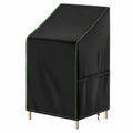 Wetterfeste Abdeckung für Gartenstühle, UV-beständig, 2er Set, 64x64x70/120 cm, Schutzhülle für Stapelstühle