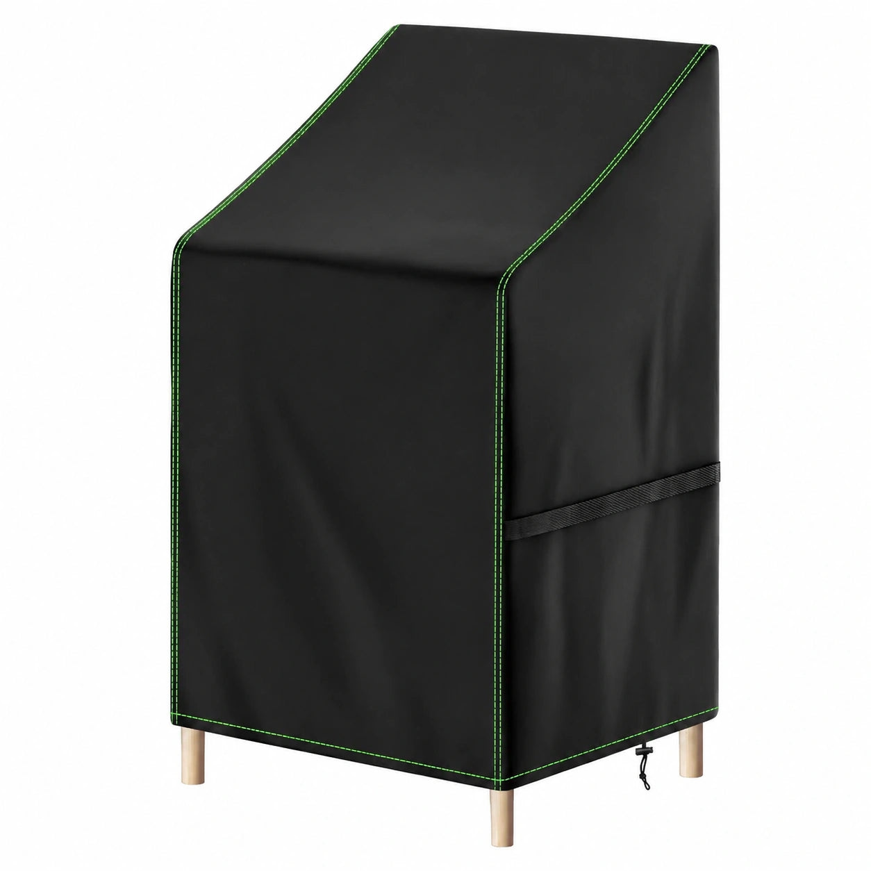 Wetterfeste Abdeckung für Gartenstühle, UV-beständig, 2er Set, 64x64x70/120 cm, Schutzhülle für Stapelstühle
