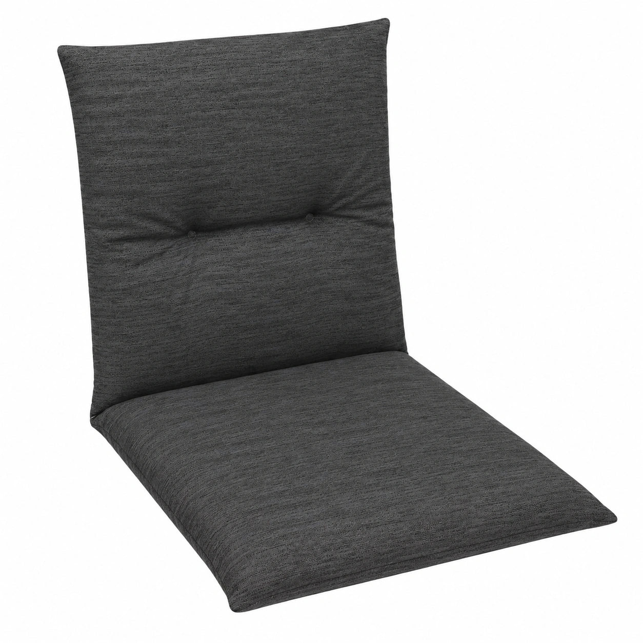 Komfortable Gartenstuhlauflagen für Hochlehner, 2er-Set, Anthrazit