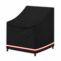 Wasserdichte Schutzhülle für Terrassensofa, atmungsaktiv, 94 x 102 x 76 cm, schwarz